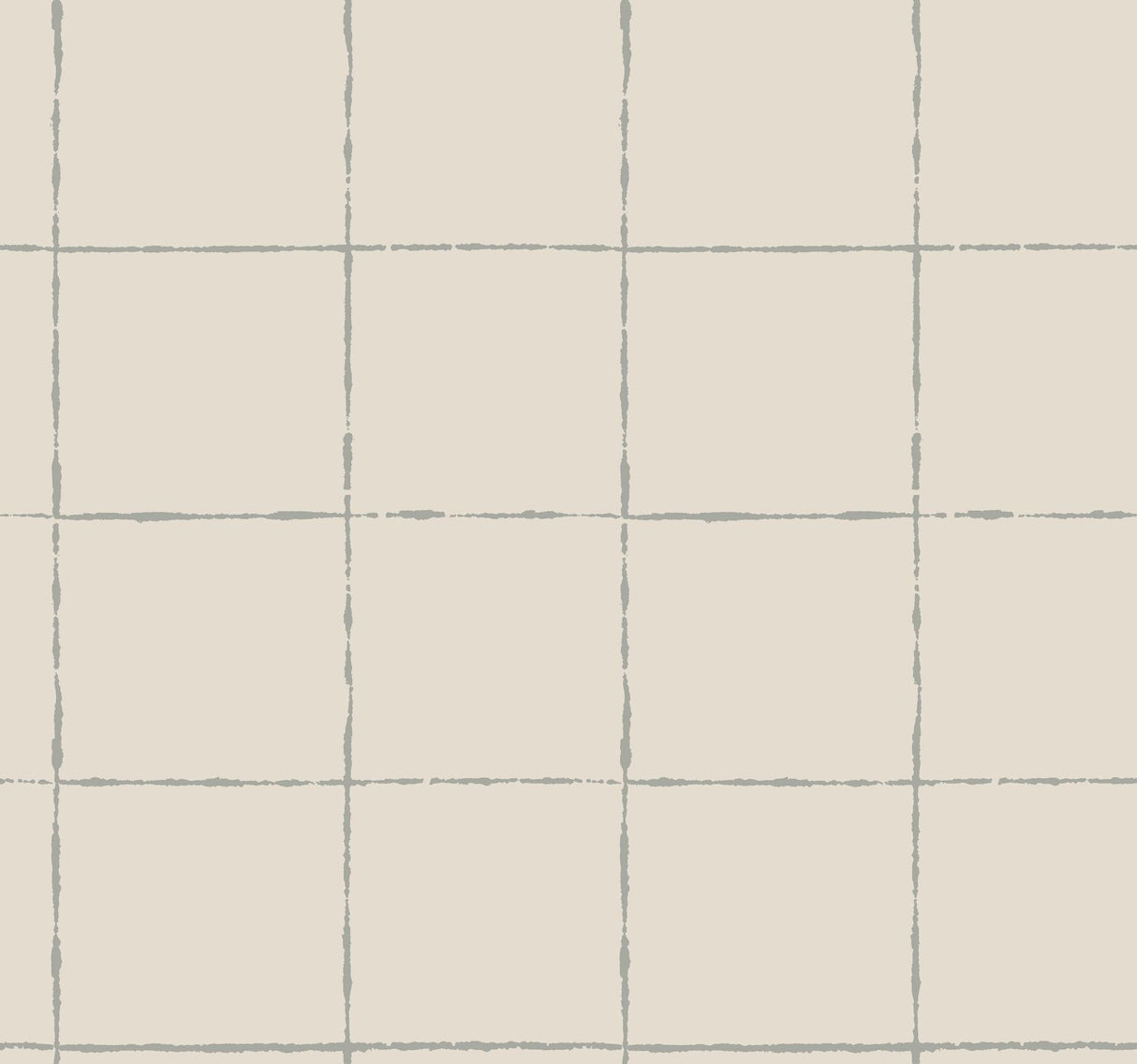 York Wallcoverings La Vitre Plaid Lichen Grey Wallpaper