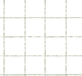 York Wallcoverings La Vitre Plaid Leaf Wallpaper