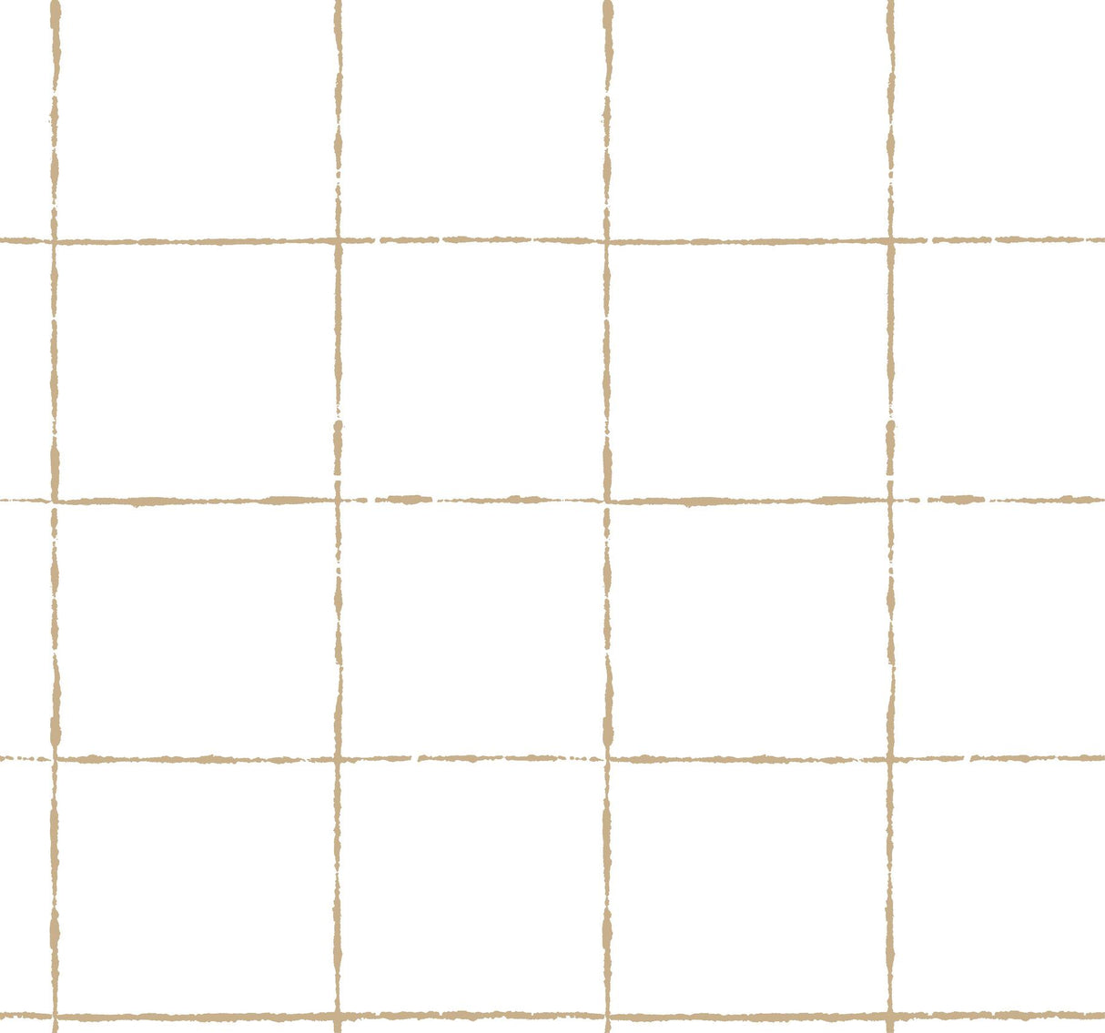 York Wallcoverings La Vitre Plaid Gold Wallpaper