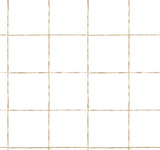 York Wallcoverings La Vitre Plaid Gold Wallpaper