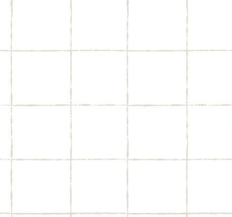 York Wallcoverings La Vitre Plaid Graphite Wallpaper