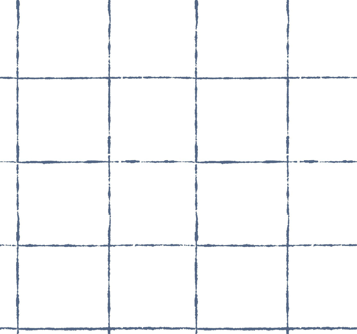 York Wallcoverings La Vitre Plaid Ultramarine Wallpaper