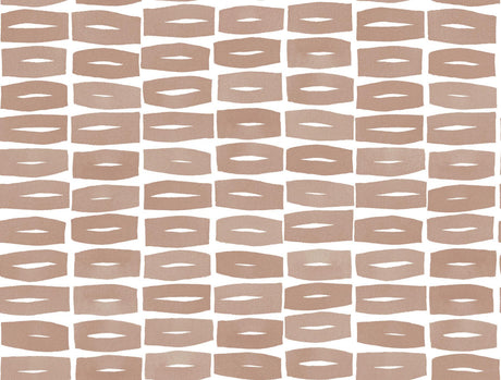 York Wallcoverings Modernist Motif Terracotta Wallpaper