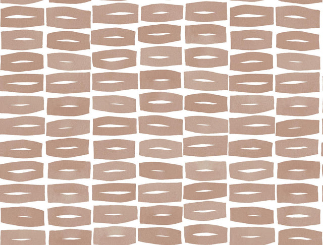 York Wallcoverings Modernist Motif Terracotta Wallpaper