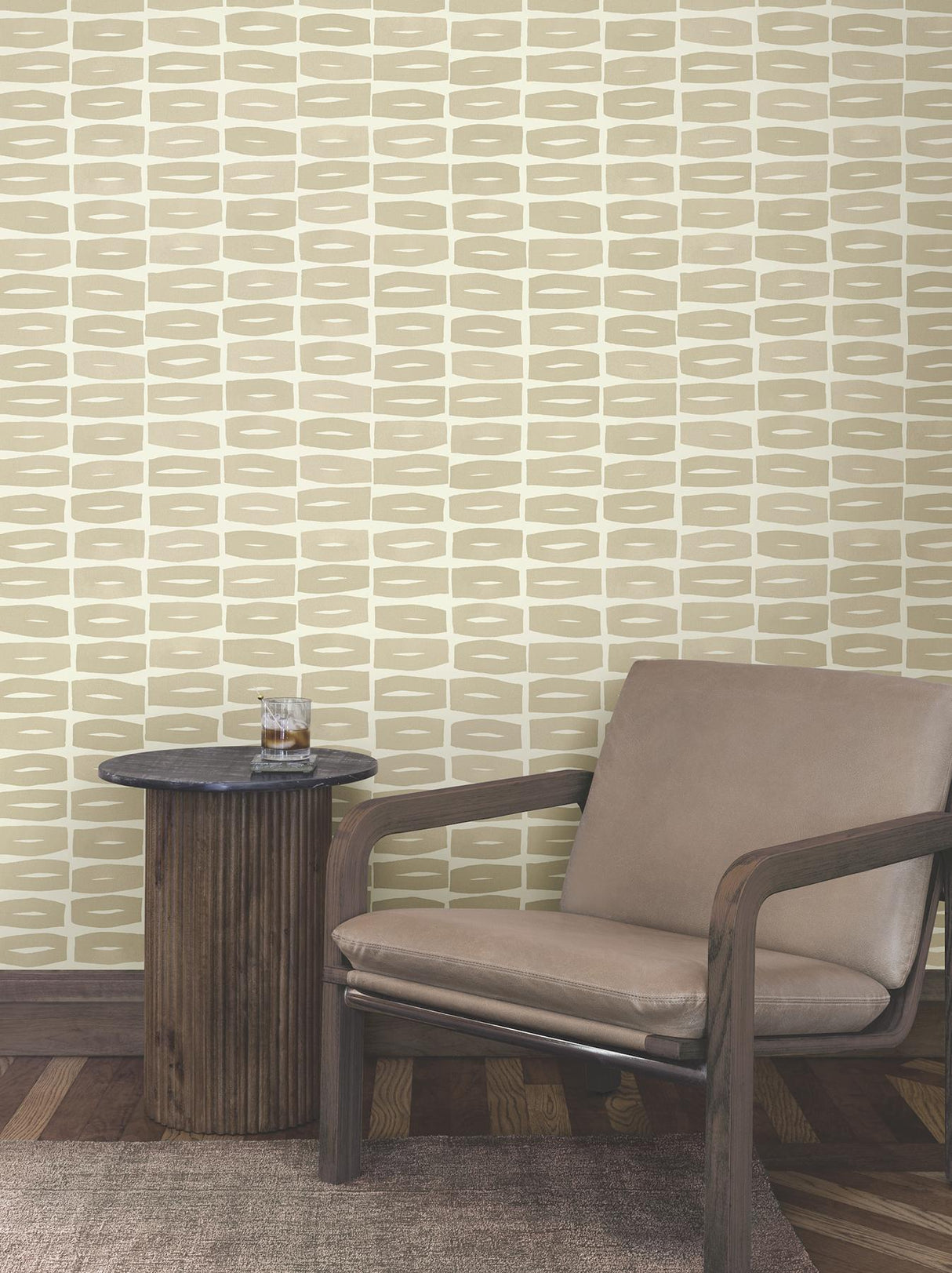 York Wallcoverings Modernist Motif Linseed Oil Wallpaper