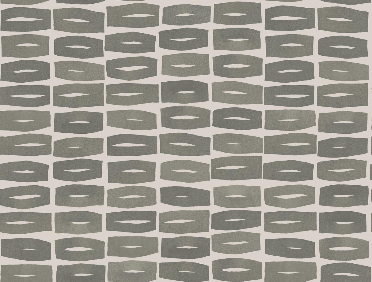 York Wallcoverings Modernist Motif Carbon Black Wallpaper