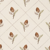 Schumacher Holden Hand Print Cream Fabric
