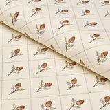 Schumacher Holden Hand Print Cream Fabric