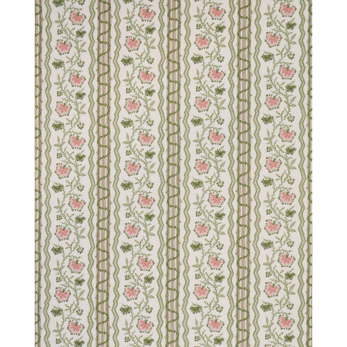 Schumacher Parvati Floral Stripe Petal Fabric