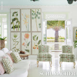 Schumacher Parvati Floral Stripe Petal Fabric