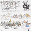 Schumacher Horses Multi On White Wallpaper