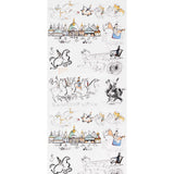 Schumacher Horses Multi On White Wallpaper
