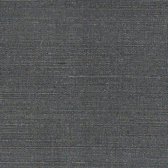 Schumacher Hemp Shimmer Slate Shimmer Wallpaper