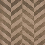 Schumacher Staggered Chevron Sisal Brown Wallpaper