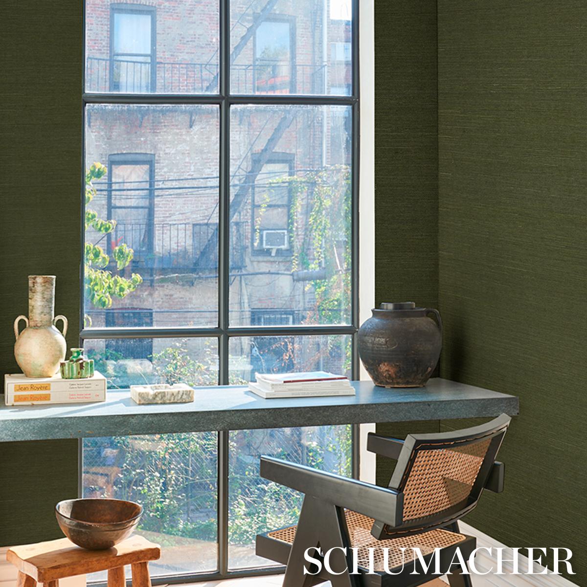 Schumacher X Backdrop Haruki Sisal Night On Earth Wallpaper