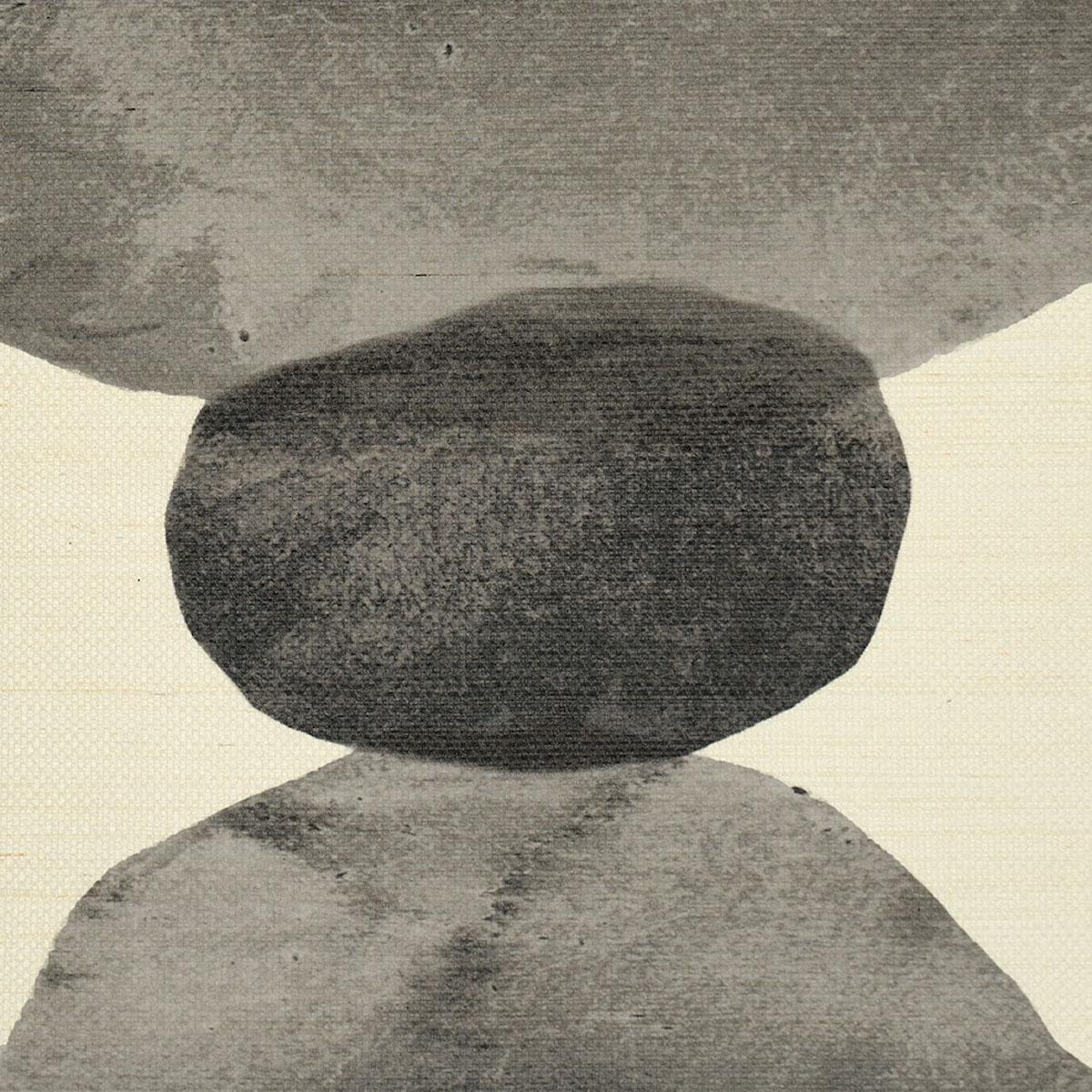 Schumacher X Backdrop Hyperion Sisal Off Black Wallpaper