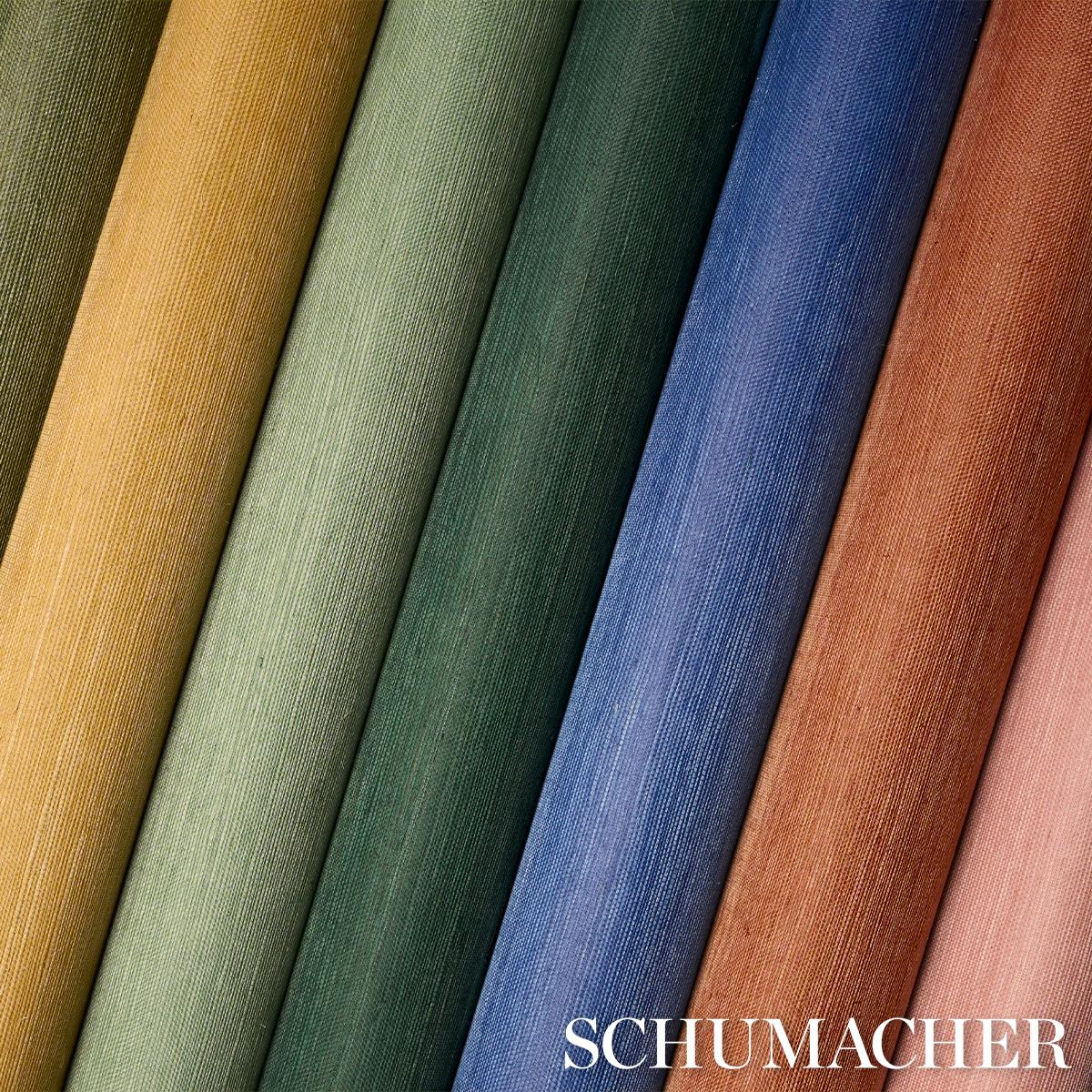 Schumacher X Backdrop Haruki Sisal Blue Is The Coolest Color Wallpaper