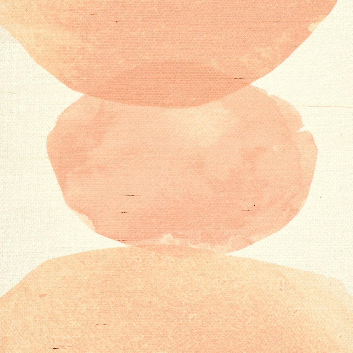 Schumacher X Backdrop Hyperion Sisal Peach Wallpaper