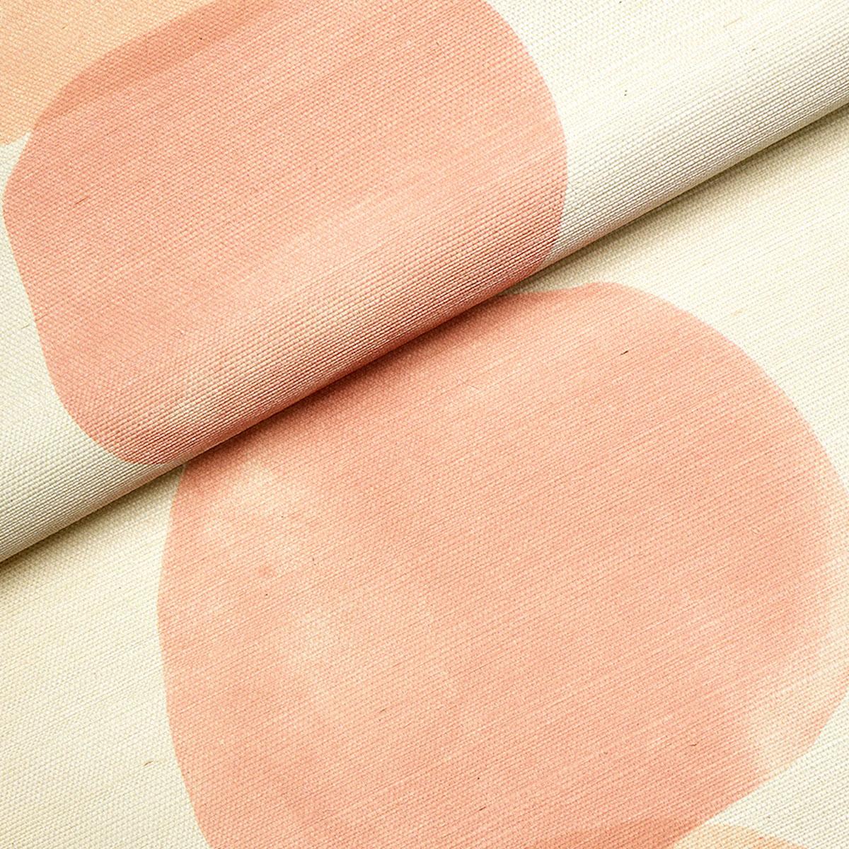 Schumacher X Backdrop Hyperion Sisal Peach Wallpaper