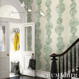 Schumacher X Backdrop Hyperion Sisal Soft Green Wallpaper