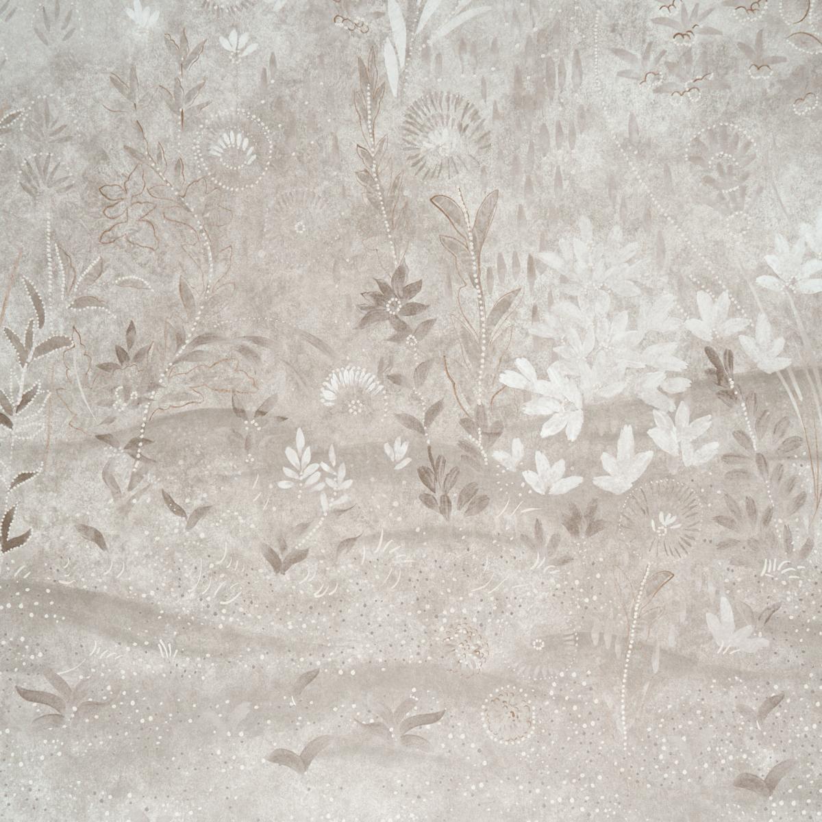 Schumacher Sublime 4 Panel Set Grisaille Wallpaper