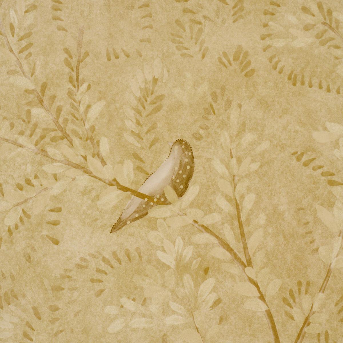 Schumacher Sublime 4 Panel Set Gold Wallpaper