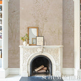 Schumacher Sublime 4 Panel Set Parchment Wallpaper