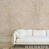 Schumacher Sublime 4 Panel Set Parchment Wallpaper