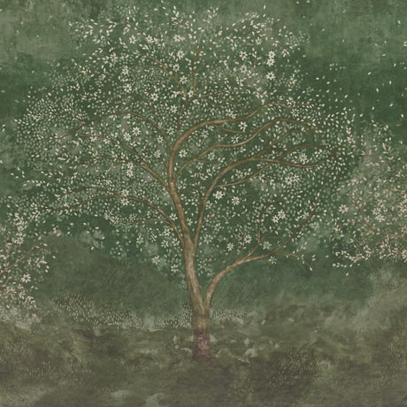 Schumacher Psalm 3 Panel Set Cypress Wallpaper