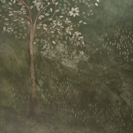 Schumacher Psalm 3 Panel Set Cypress Wallpaper