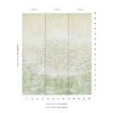 Schumacher Psalm 3 Panel Set Alabaster Wallpaper