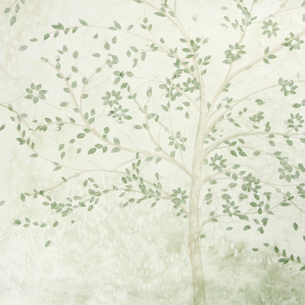 Schumacher Psalm 3 Panel Set Alabaster Wallpaper