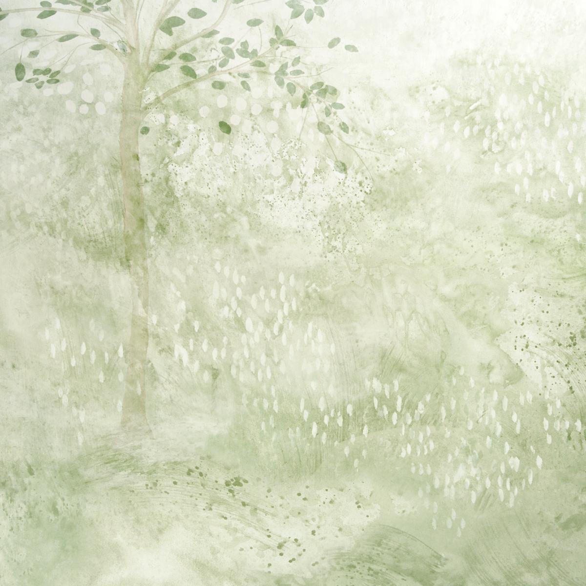 Schumacher Psalm 3 Panel Set Alabaster Wallpaper