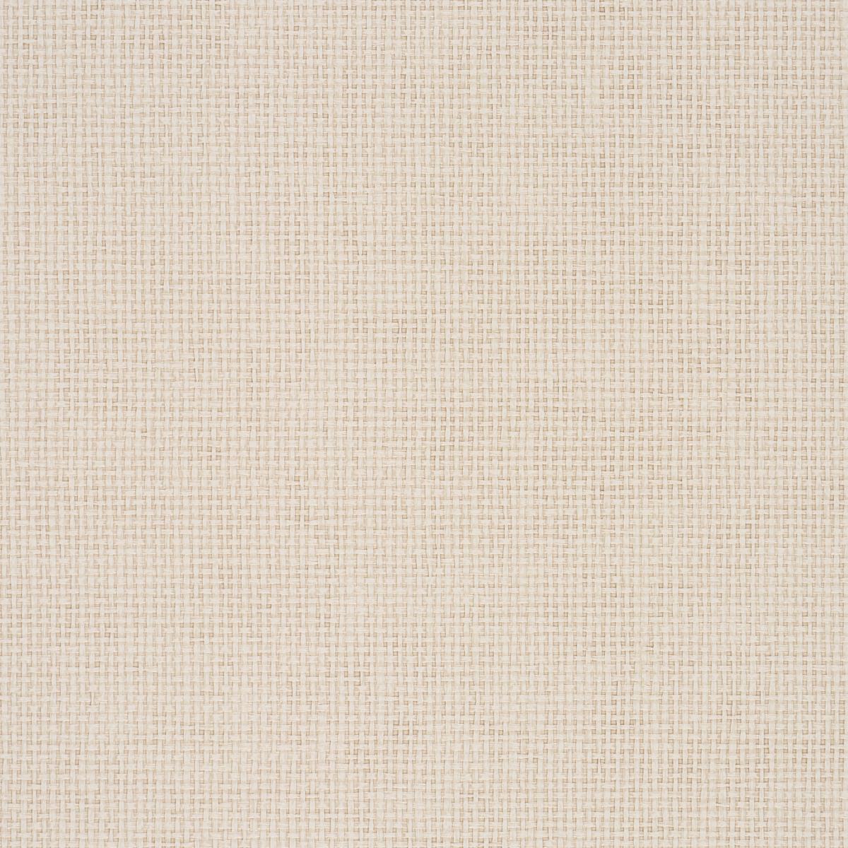Schumacher Paperweave Vinyl Alabaster Wallpaper