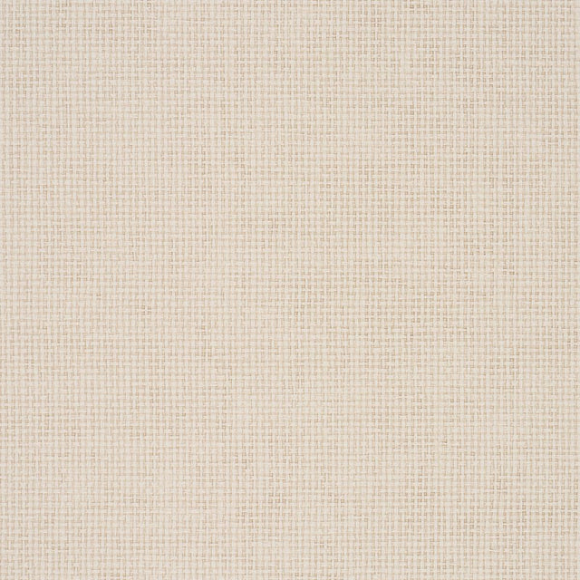 Schumacher Paperweave Vinyl Alabaster Wallpaper
