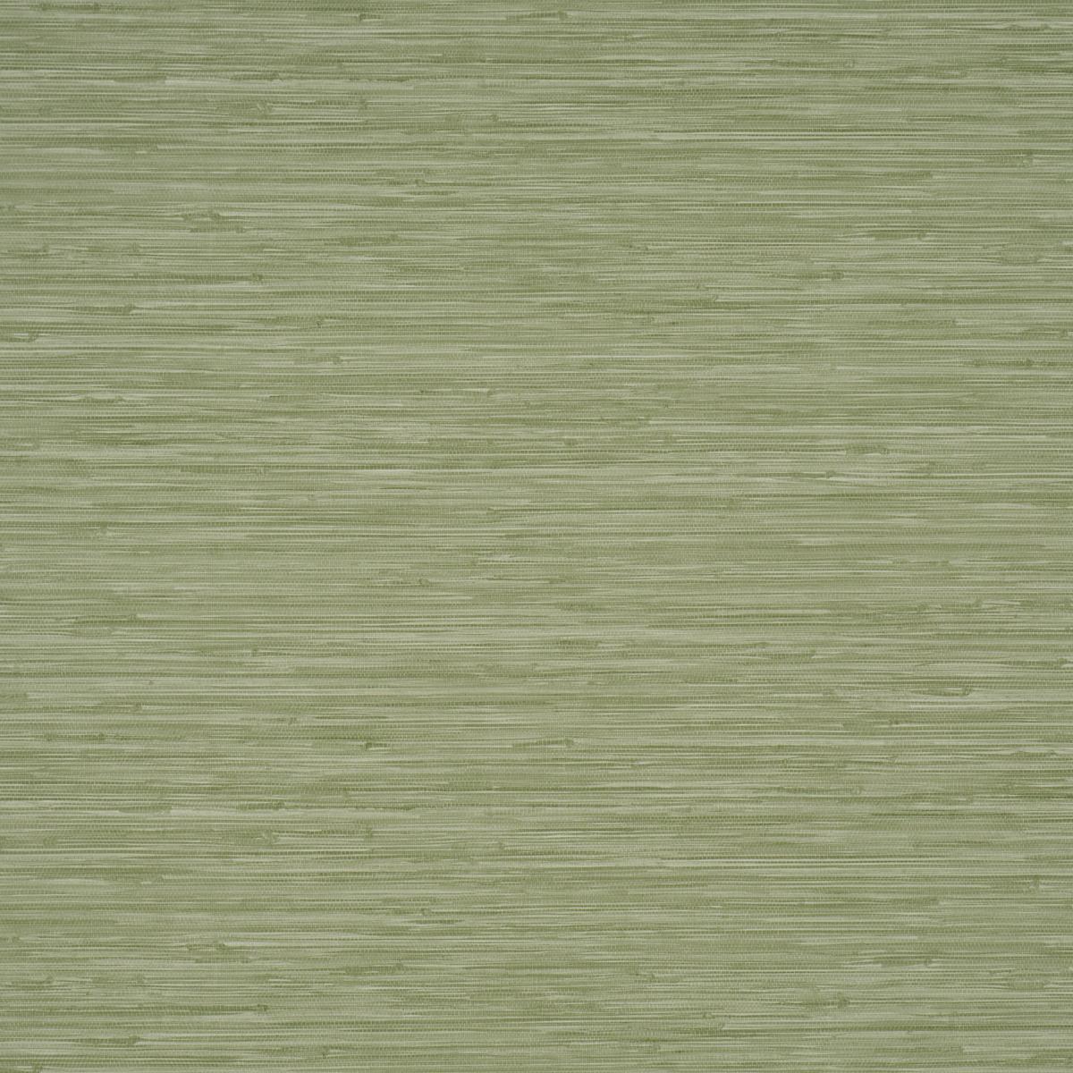 Schumacher Horizon Grasscloth Vinyl Leaf Wallpaper