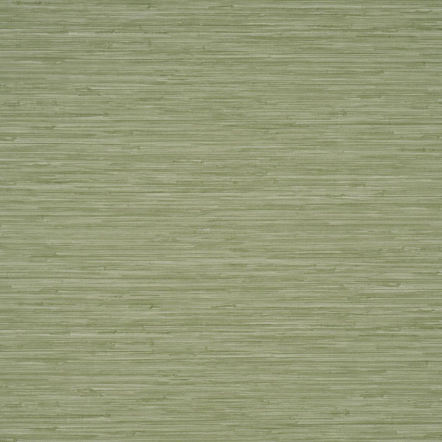 Schumacher Horizon Grasscloth Vinyl Leaf Wallpaper