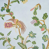 Schumacher Spotswood Crewel 2 Panel Set Sky Wallpaper