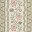 Schumacher Parvati Floral Stripe Petal Wallpaper