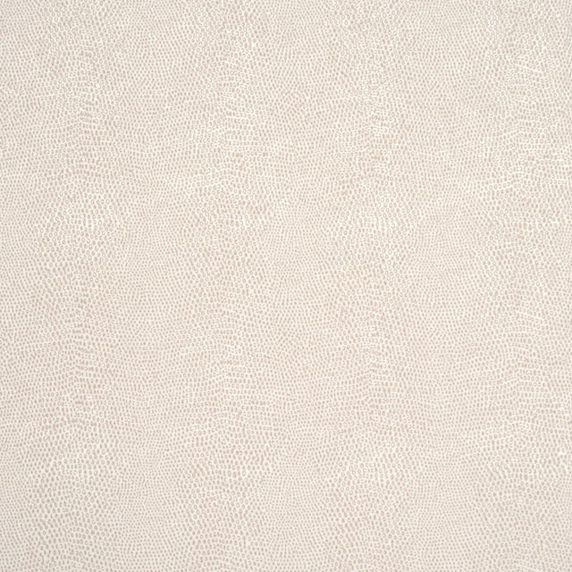 Schumacher Snakeskin Vinyl Ivory Wallpaper