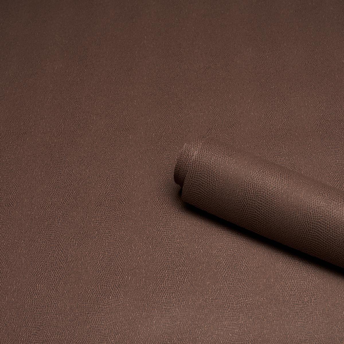 Schumacher Snakeskin Vinyl Saddle Wallpaper