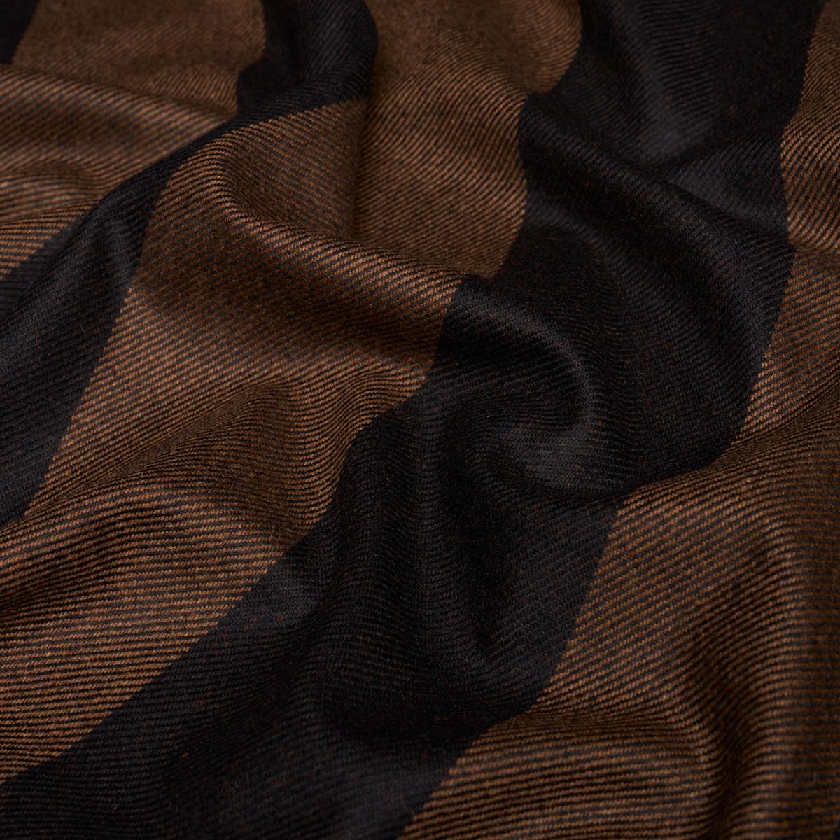 Schumacher Hemlock Stripe Java Fabric