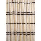Schumacher Plains Stripe Casement Graphite Fabric