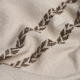 Schumacher Plains Stripe Casement Flax Fabric