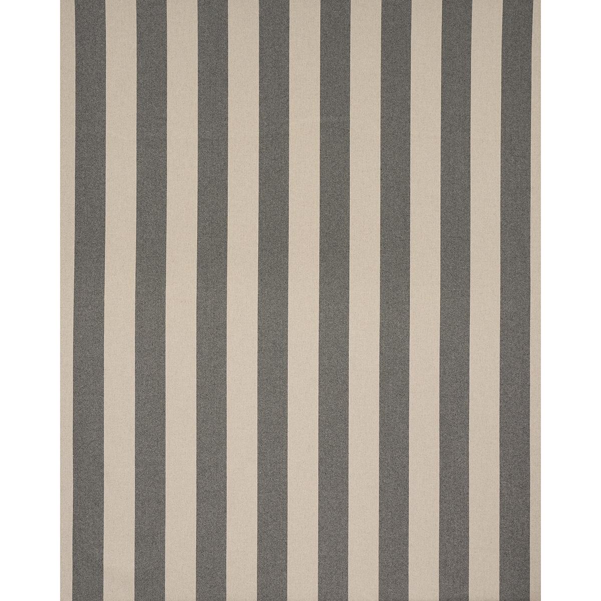 Schumacher Hemlock Stripe Graphite Fabric