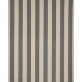 Schumacher Hemlock Stripe Graphite Fabric