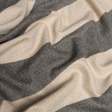 Schumacher Hemlock Stripe Graphite Fabric