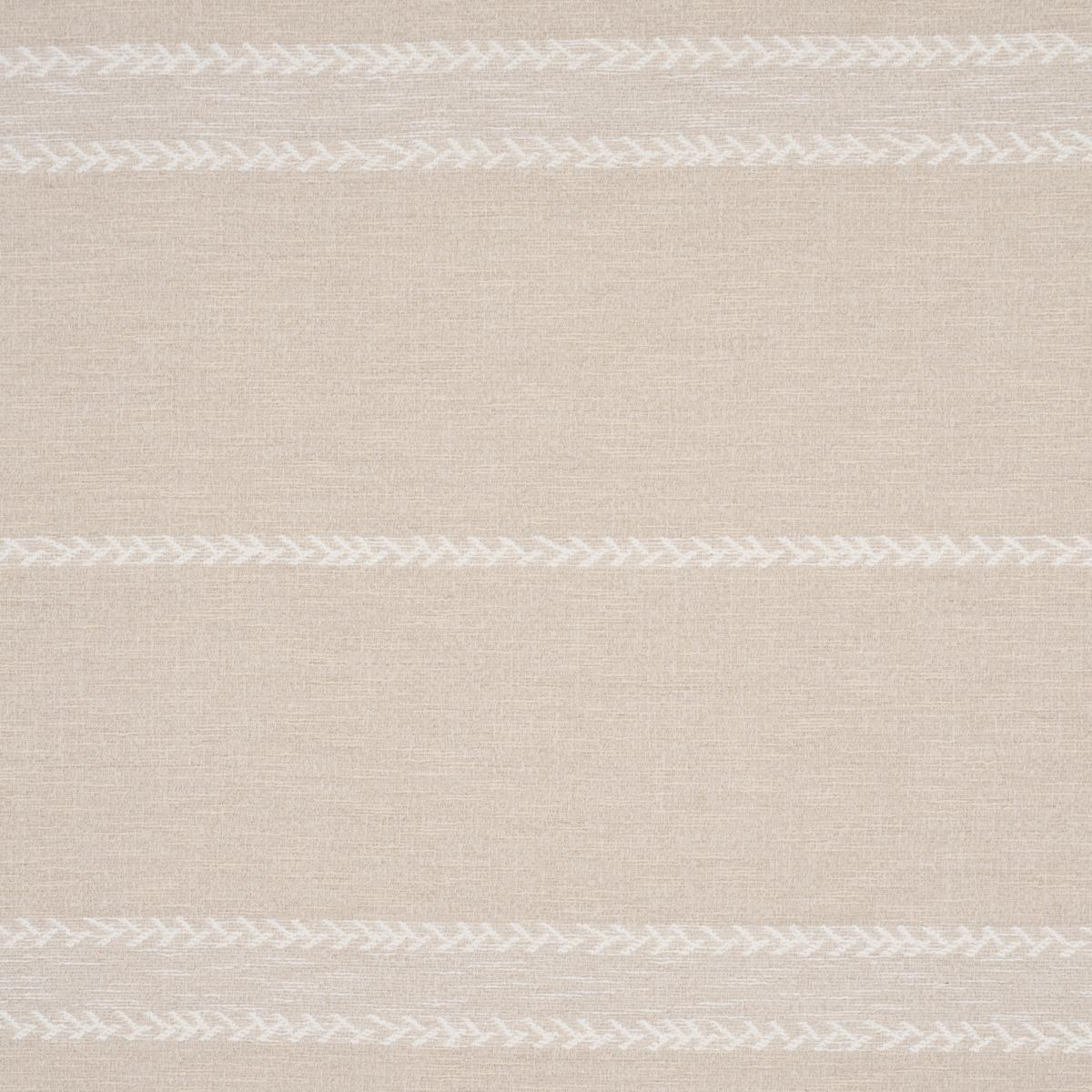 Schumacher Plains Stripe Casement Natural Fabric