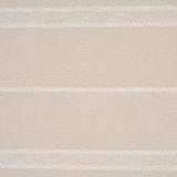 Schumacher Plains Stripe Casement Natural Fabric