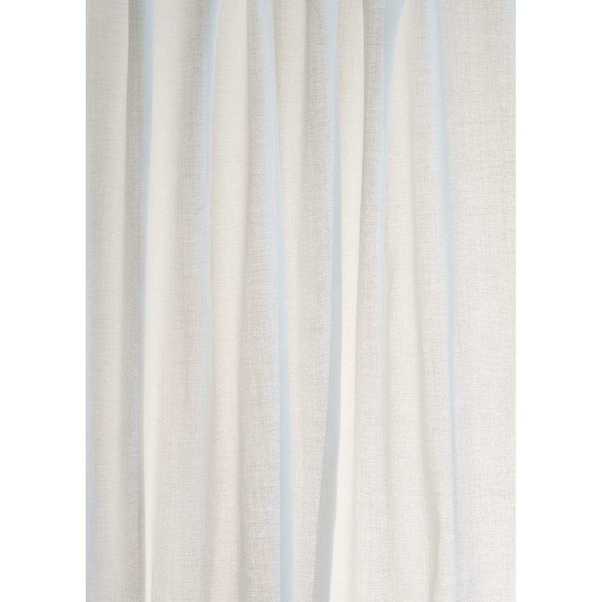 Schumacher Summit Sheer White Fabric